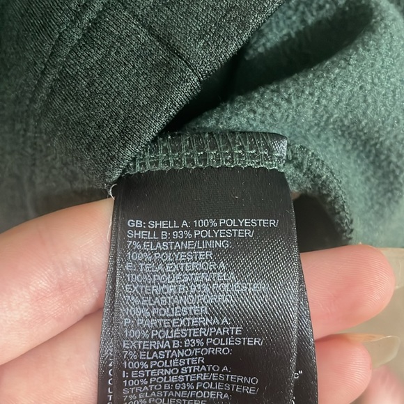 North Face Men’s Dark Green Pullover- Size Large - Picture 5 of 7